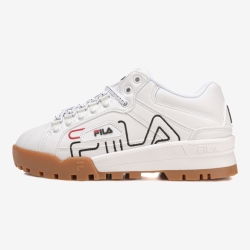 Fila Trail Blazer 89 Linear - Naisten Urheilukengät - Valkoinen/Mustat/Punainen | FI-41027